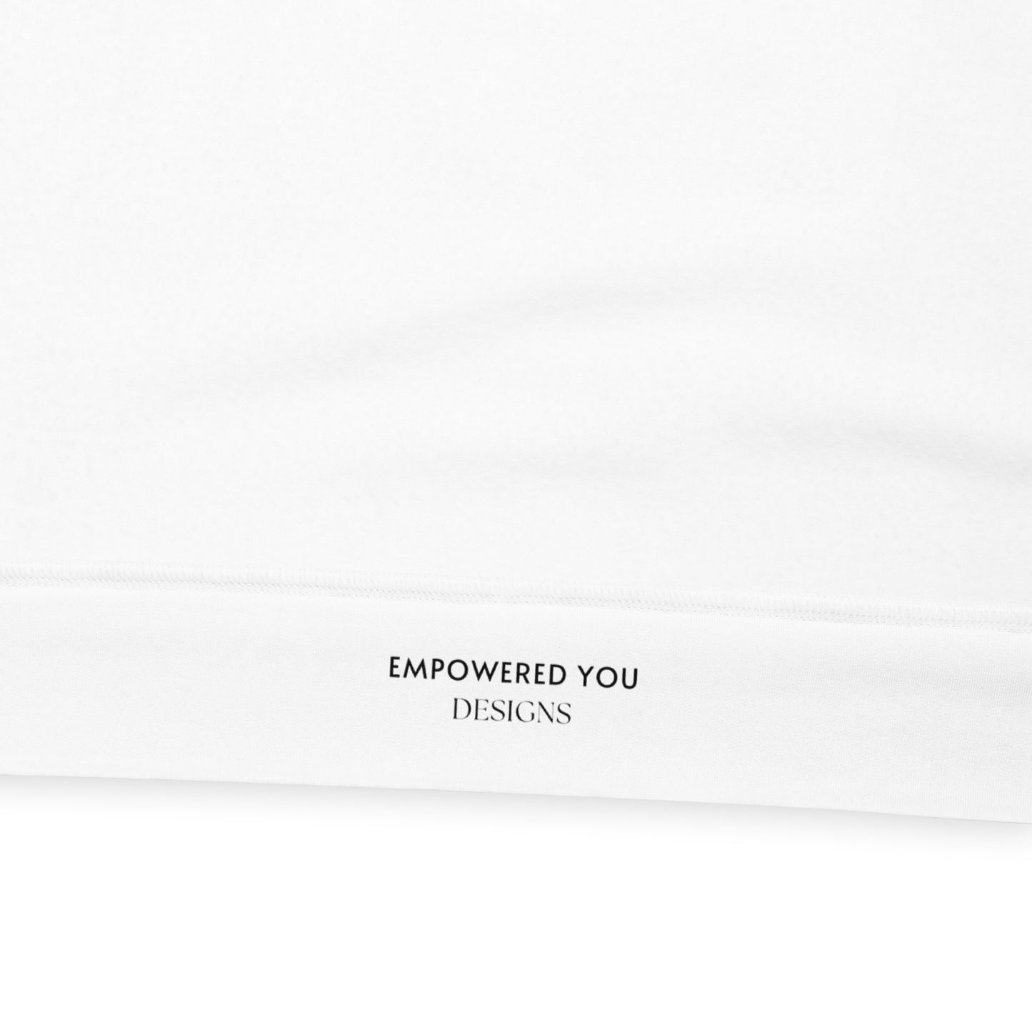 "FOCUSED" in white text (Front) & "Be the energy you want to attract" in white text (Back) - Premium Sweatshirt (Unisex) - EMPOWERED YOU DESIGNS, LLC