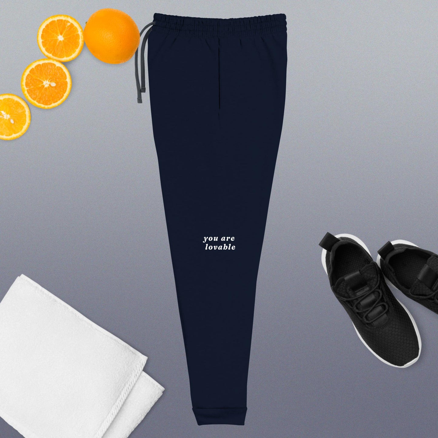 "you are lovable" Joggers (Unisex) - EMPOWERED YOU DESIGNS, LLC
