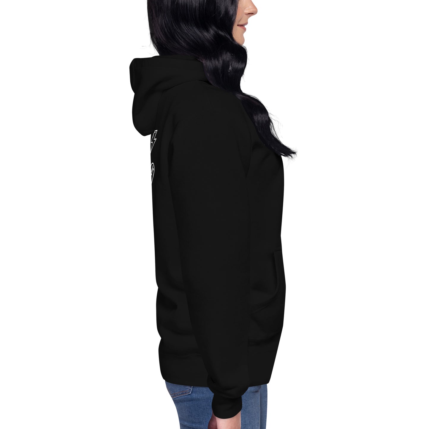 "SMALL BUSINESS LOVE" with business designs on back - Premium Hoodie - EMPOWERED YOU DESIGNS, LLC
