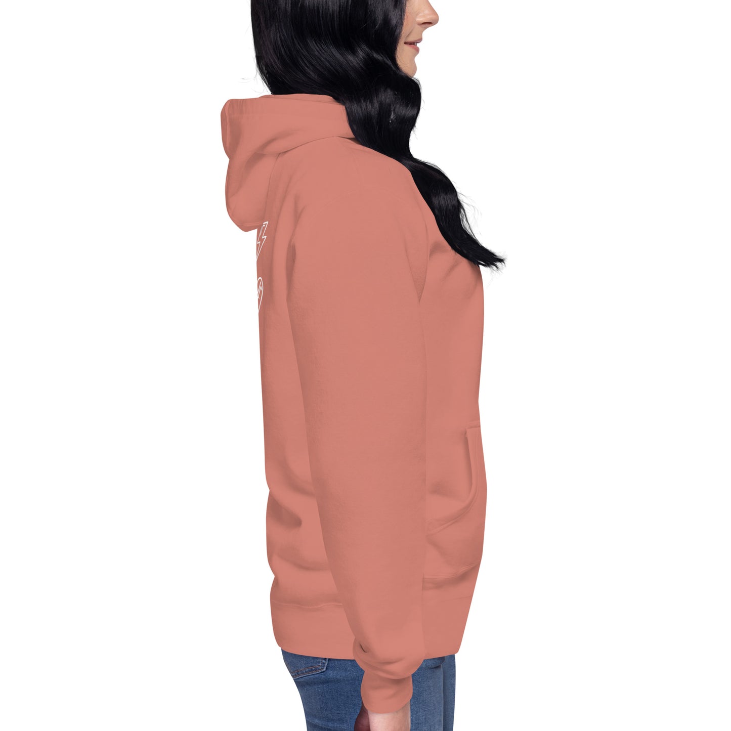 "SMALL BUSINESS LOVE" with business designs on back - Premium Hoodie - EMPOWERED YOU DESIGNS, LLC