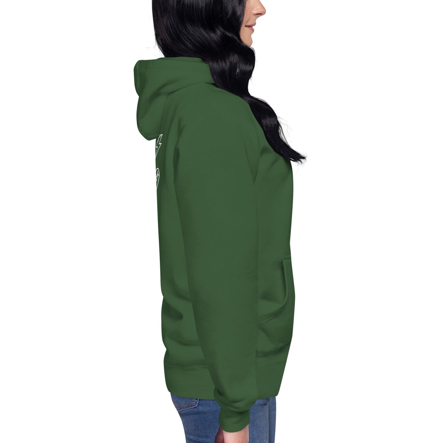 "SMALL BUSINESS LOVE" with business designs on back - Premium Hoodie - EMPOWERED YOU DESIGNS, LLC