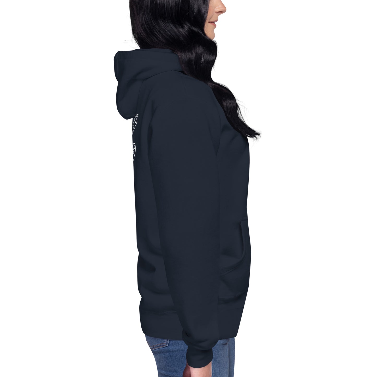 "SMALL BUSINESS LOVE" with business designs on back - Premium Hoodie - EMPOWERED YOU DESIGNS, LLC