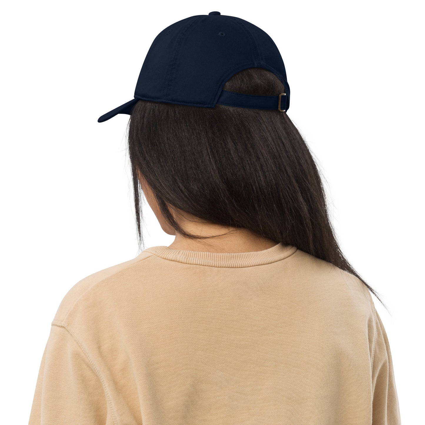 "evolving" Embroidered Organic Cotton Dad Hat - EMPOWERED YOU DESIGNS, LLC