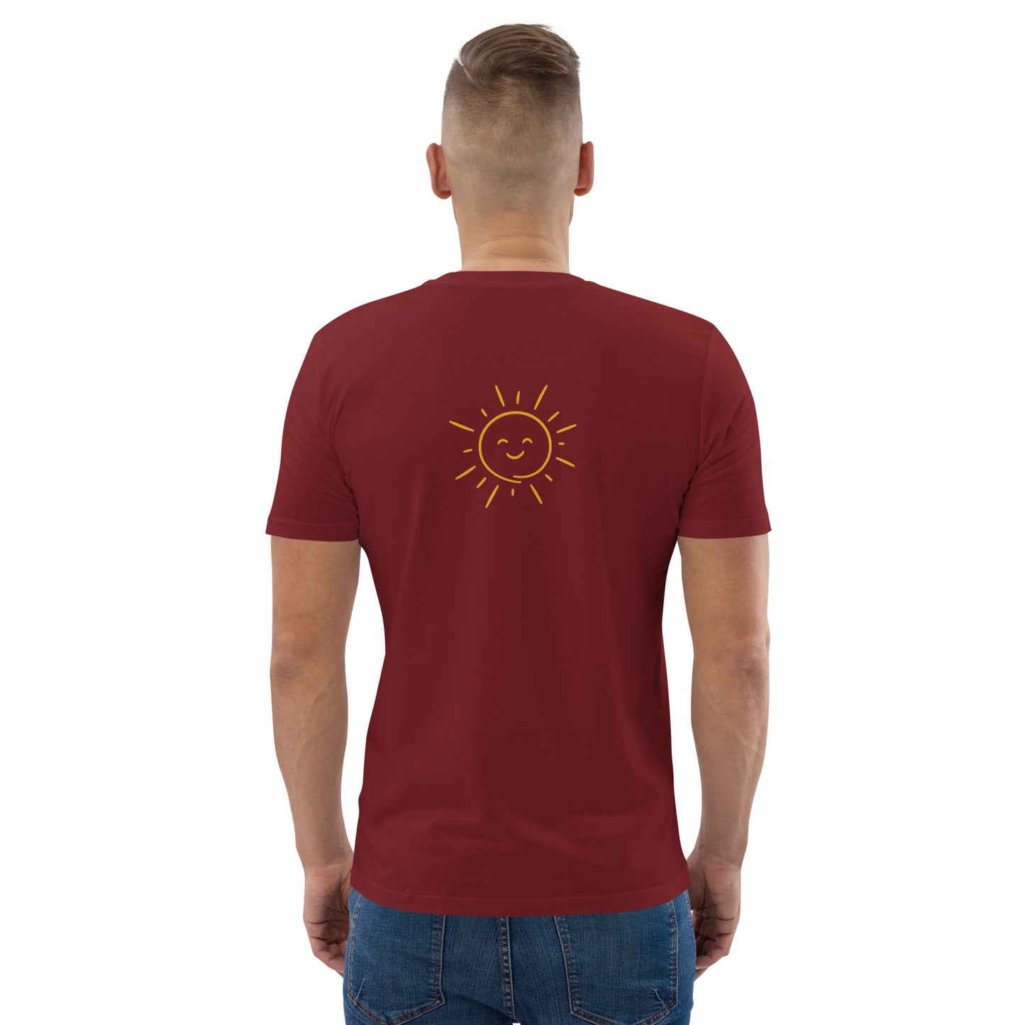 Men's "TOUGH TIMES DON'T LAST. TOUGH PEOPLE DO." Embroidered Organic Cotton T-Shirt - EMPOWERED YOU DESIGNS, LLC