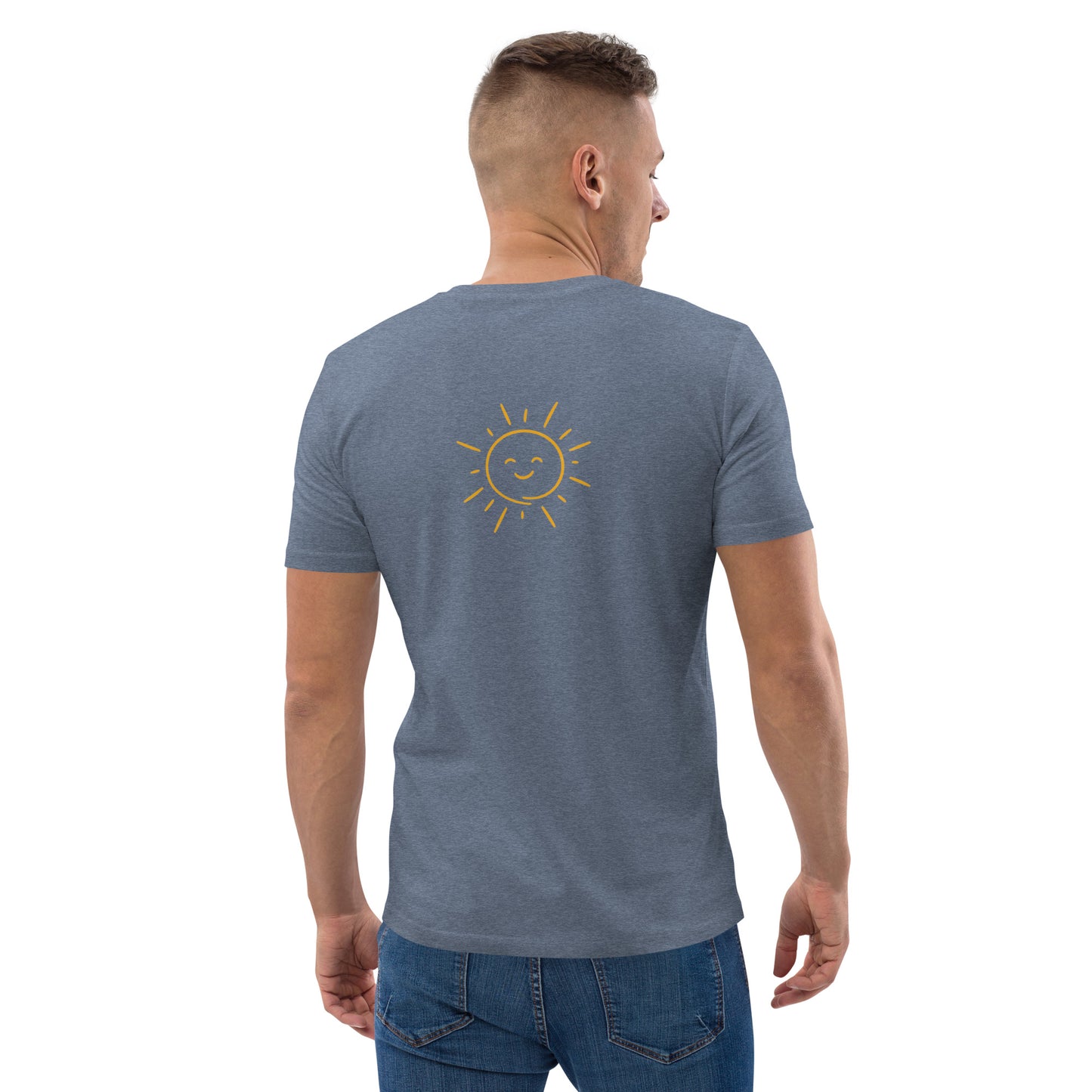 Men's "TOUGH TIMES DON'T LAST. TOUGH PEOPLE DO." Embroidered Organic Cotton T-Shirt - EMPOWERED YOU DESIGNS, LLC
