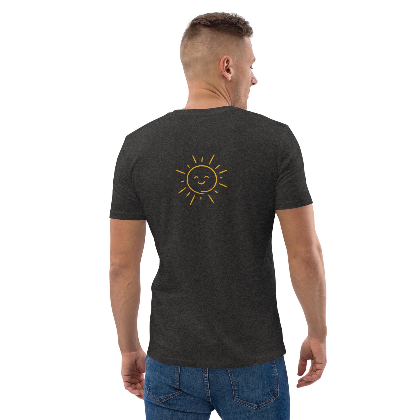Men's "TOUGH TIMES DON'T LAST. TOUGH PEOPLE DO." Embroidered Organic Cotton T-Shirt - EMPOWERED YOU DESIGNS, LLC