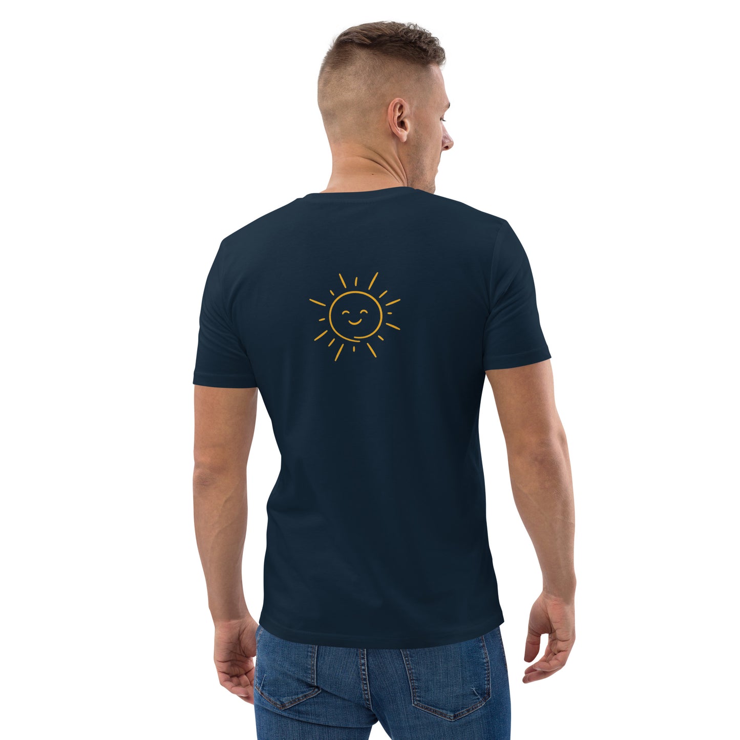Men's "TOUGH TIMES DON'T LAST. TOUGH PEOPLE DO." Embroidered Organic Cotton T-Shirt - EMPOWERED YOU DESIGNS, LLC