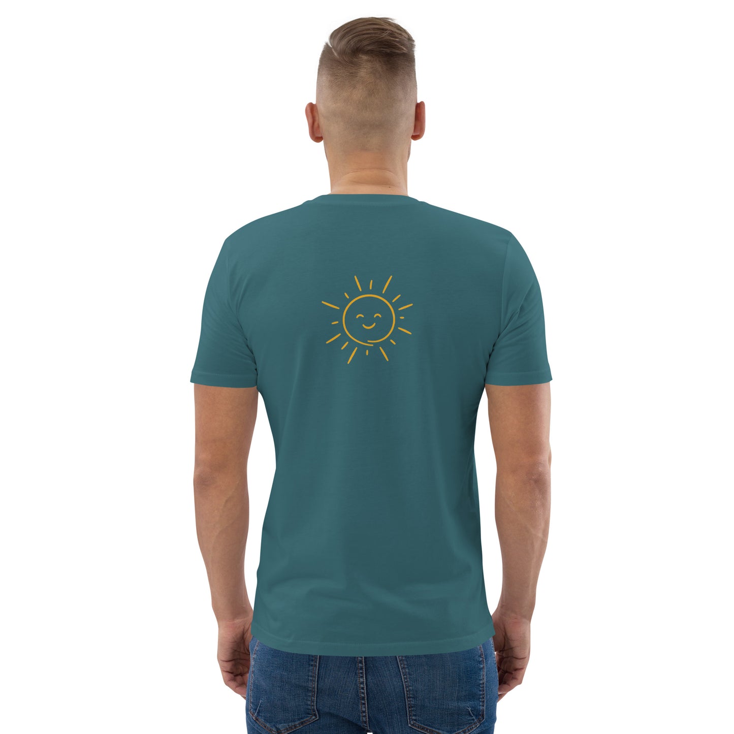 Men's "TOUGH TIMES DON'T LAST. TOUGH PEOPLE DO." Embroidered Organic Cotton T-Shirt - EMPOWERED YOU DESIGNS, LLC
