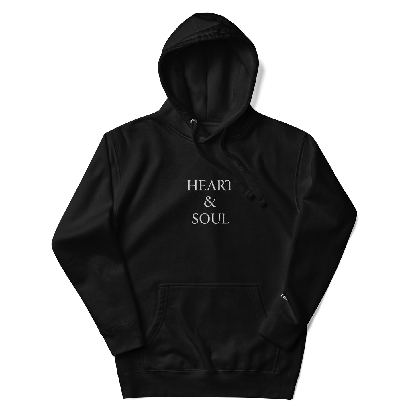 "HEART & SOUL" with "LOVE ENDURES" Embroidered Premium Hoodie (Unisex) - EMPOWERED YOU DESIGNS, LLC