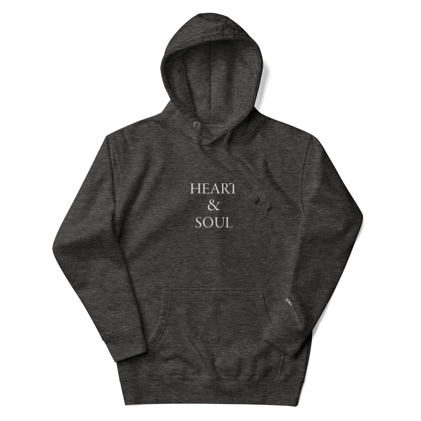 "HEART & SOUL" with "LOVE ENDURES" Embroidered Premium Hoodie (Unisex) - EMPOWERED YOU DESIGNS, LLC