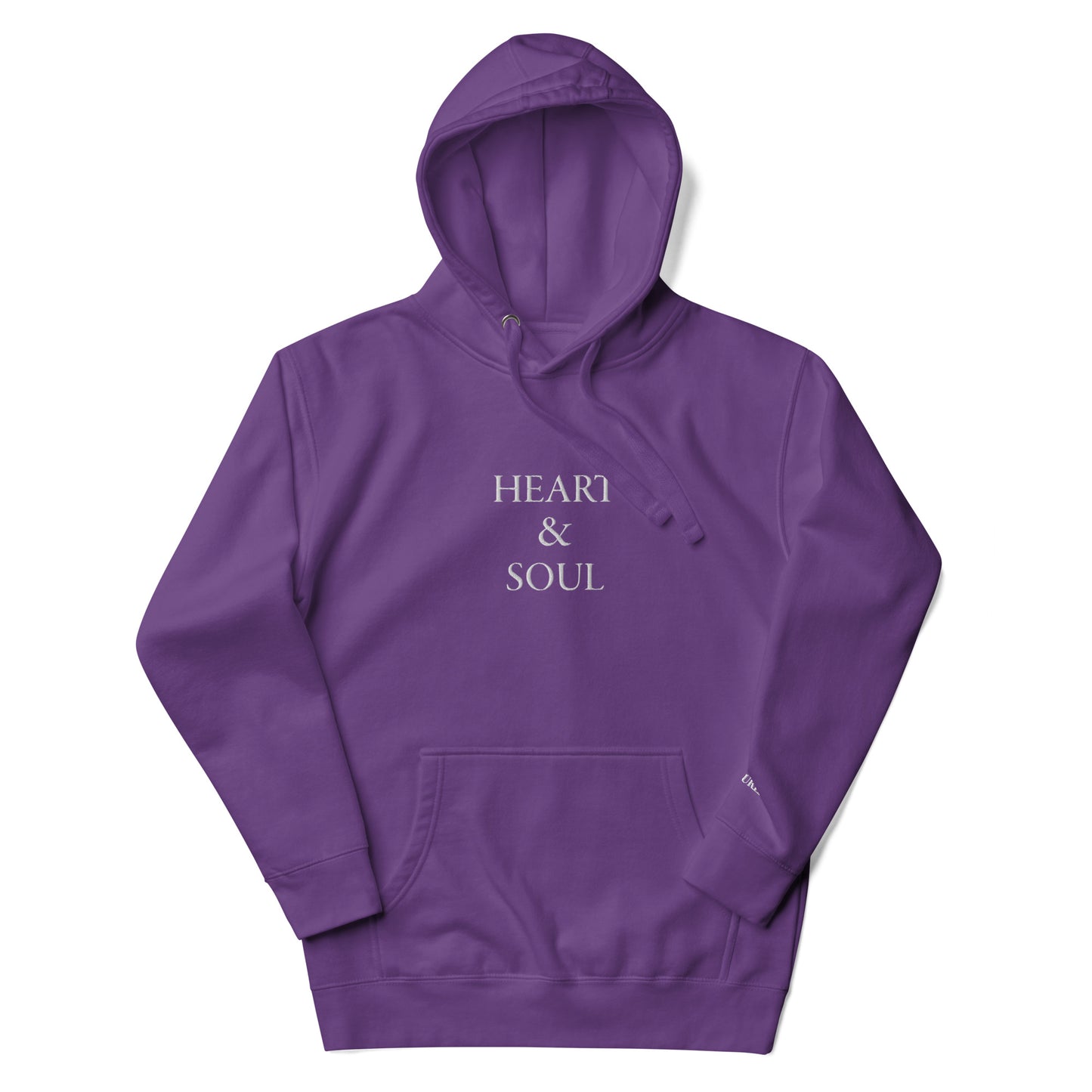 "HEART & SOUL" with "LOVE ENDURES" Embroidered Premium Hoodie (Unisex) - EMPOWERED YOU DESIGNS, LLC