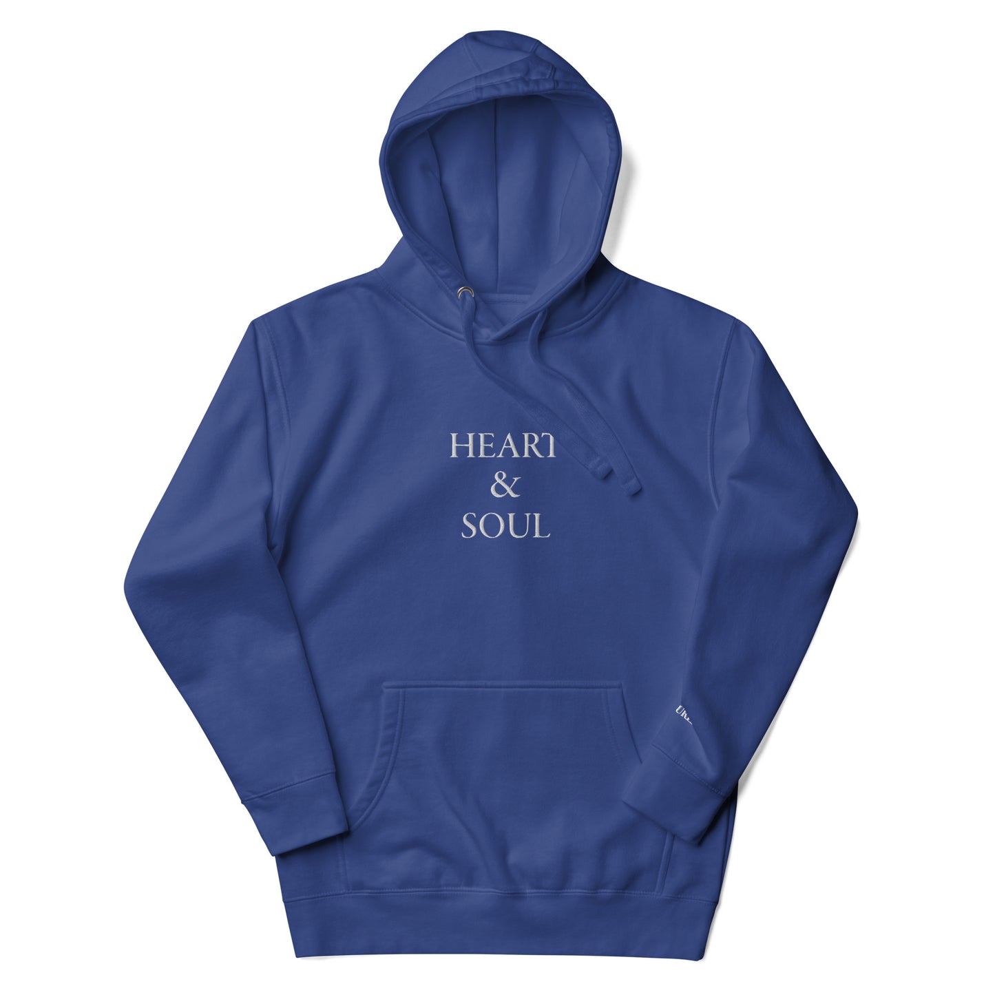 "HEART & SOUL" with "LOVE ENDURES" Embroidered Premium Hoodie (Unisex) - EMPOWERED YOU DESIGNS, LLC