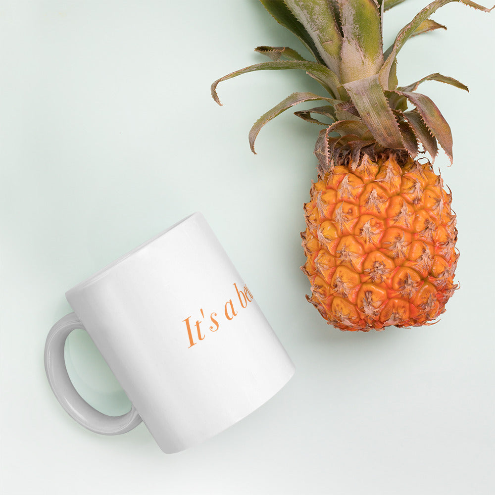 "It's a beautiful life" White Glossy Mug - EMPOWERED YOU DESIGNS, LLC
