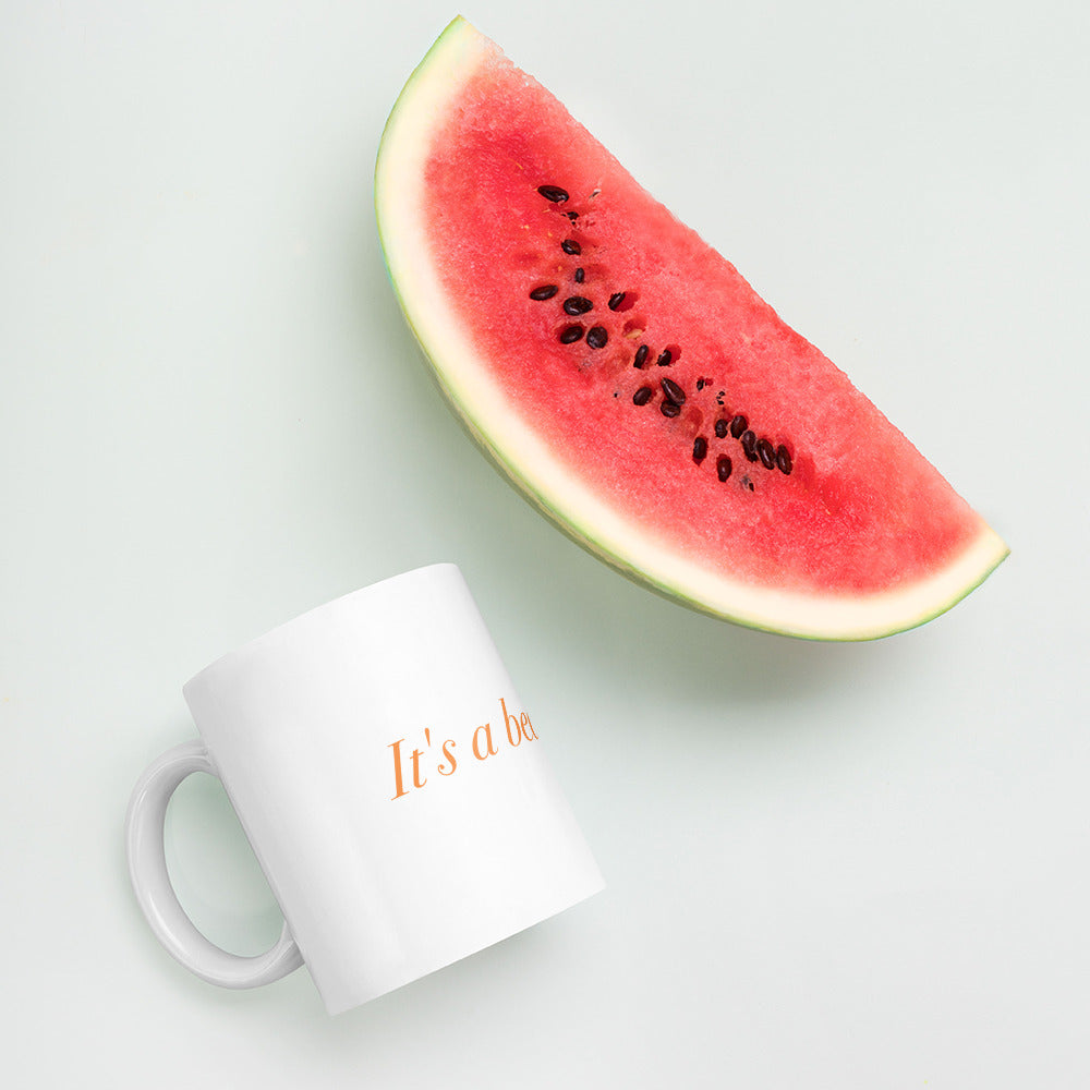 "It's a beautiful life" White Glossy Mug - EMPOWERED YOU DESIGNS, LLC