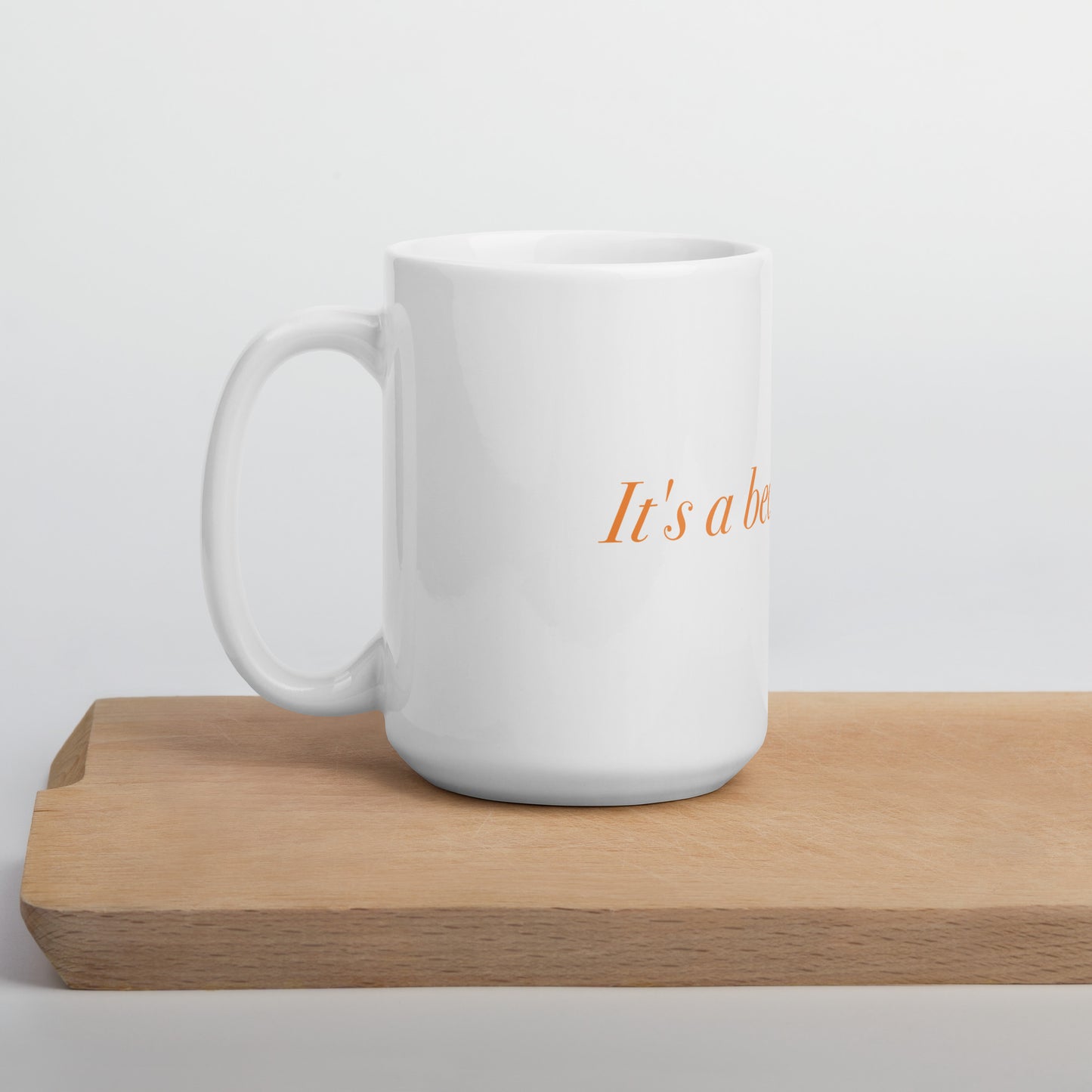 "It's a beautiful life" White Glossy Mug - EMPOWERED YOU DESIGNS, LLC
