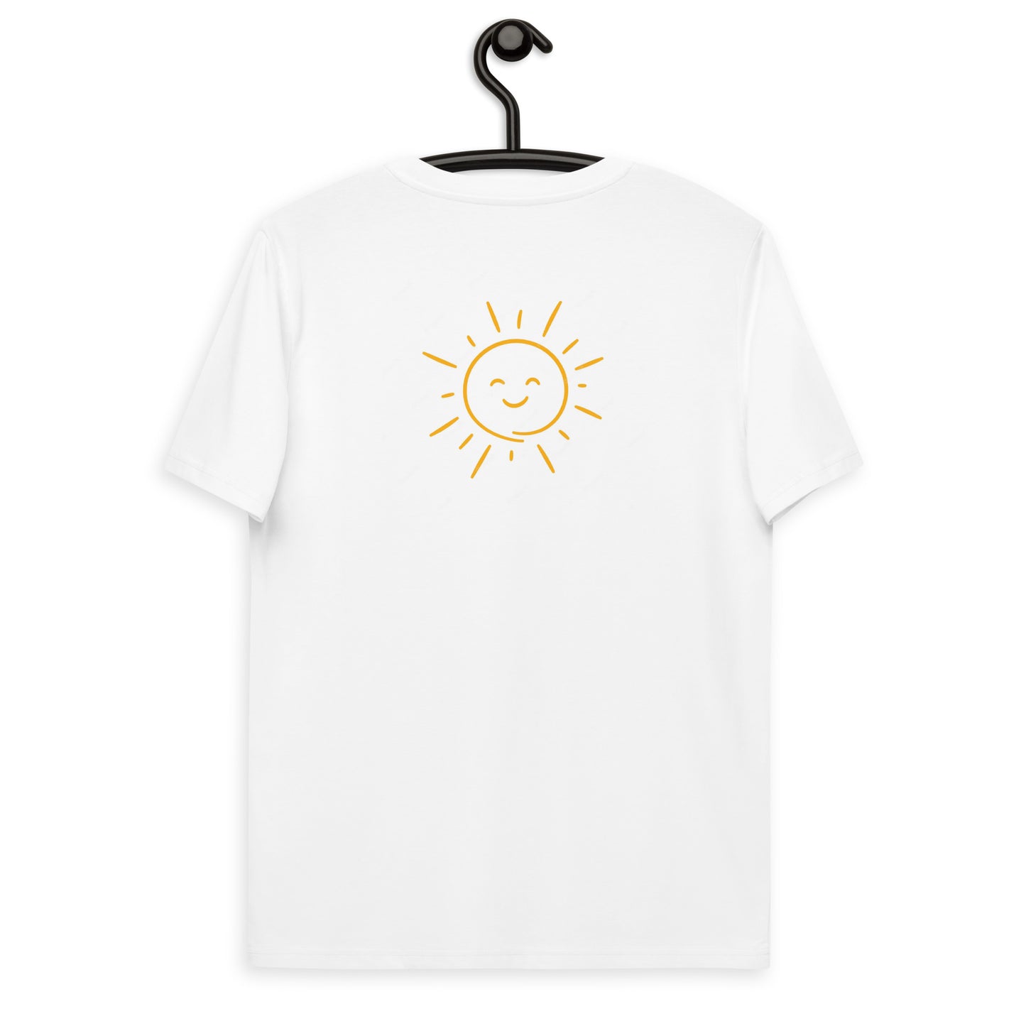 "Be the sunshine" Embroidered Organic Cotton T-Shirt