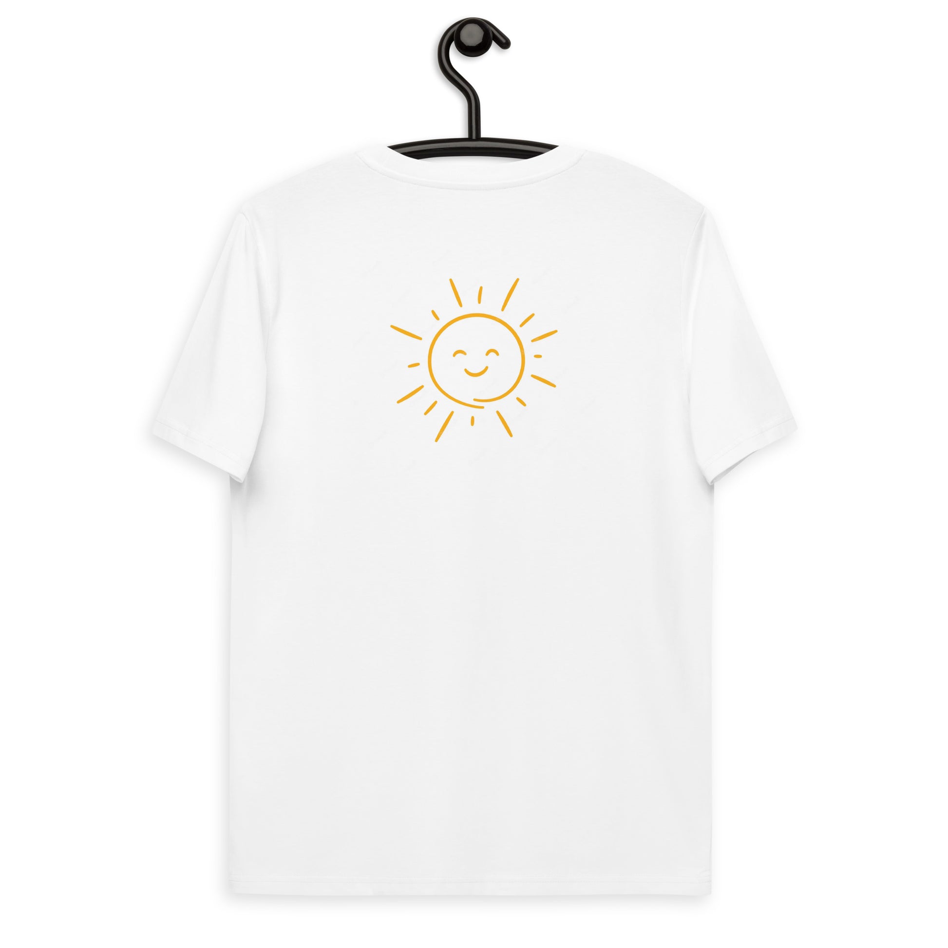 "Be the sunshine" Embroidered Organic Cotton T-Shirt