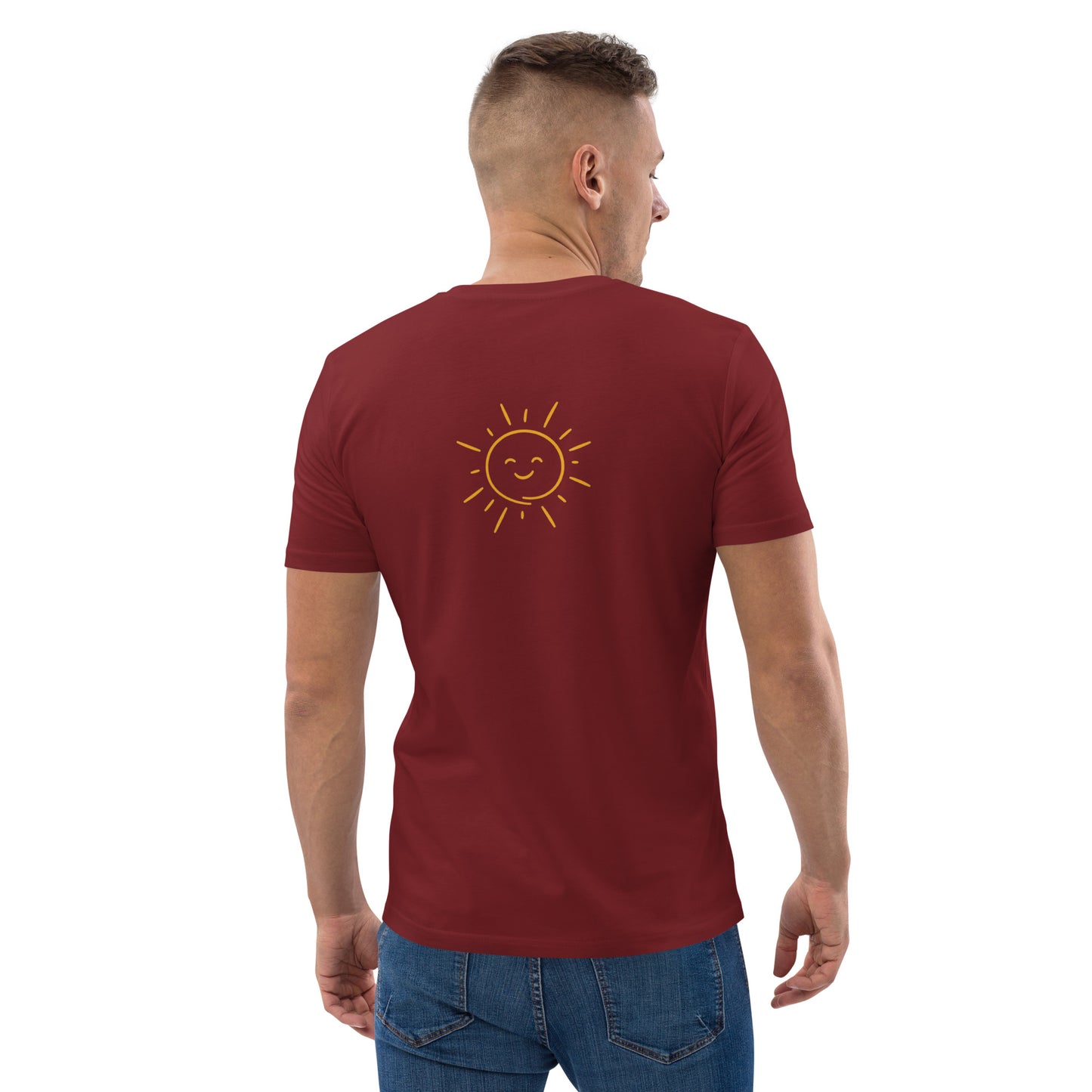 Men's "TOUGH TIMES DON'T LAST. TOUGH PEOPLE DO." Embroidered Organic Cotton T-Shirt