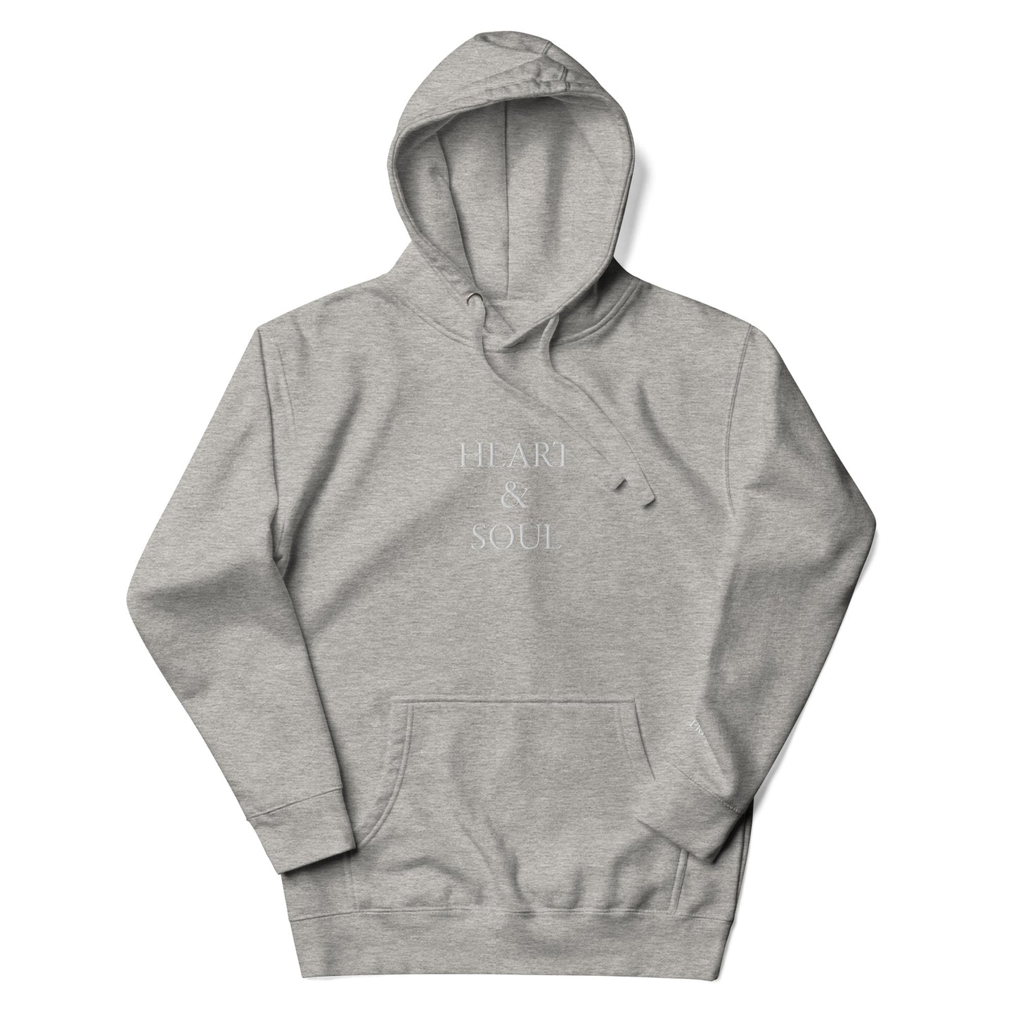 "HEART & SOUL" with "LOVE ENDURES" Embroidered Premium Hoodie (Unisex)